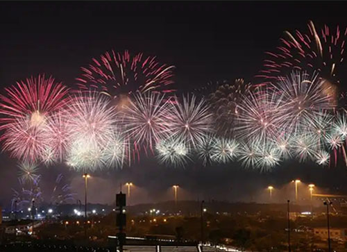 丹江口市焰火晚会